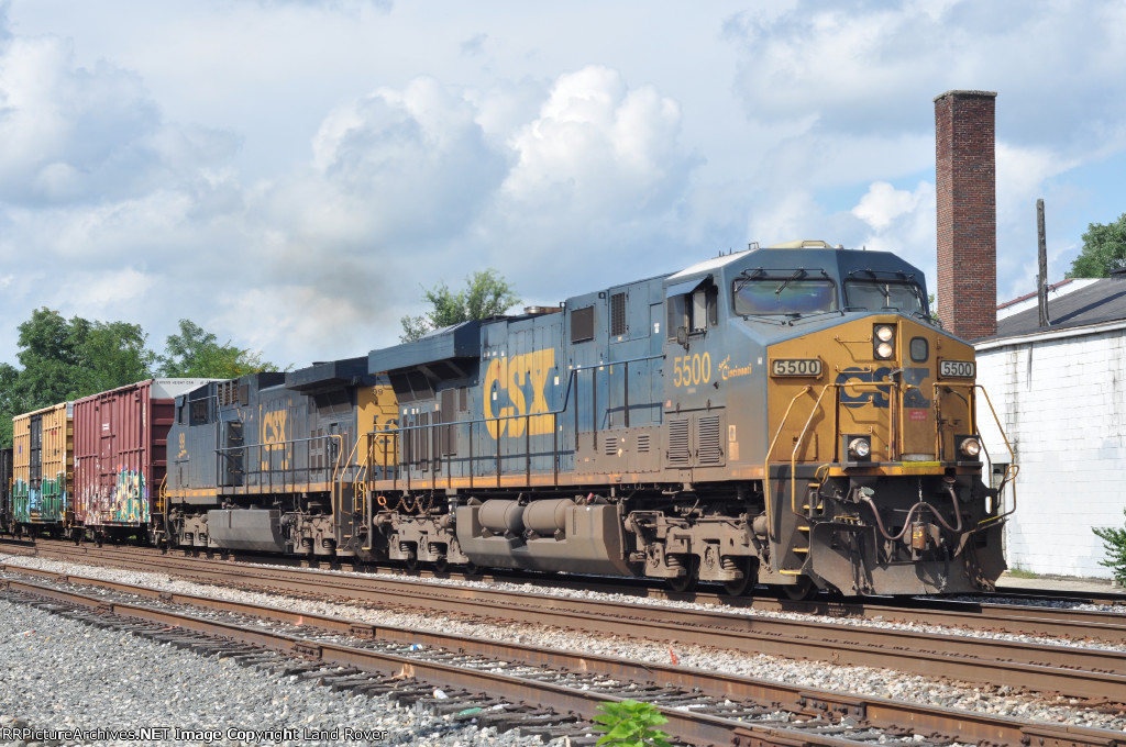 CSXT 5500 Southbound 